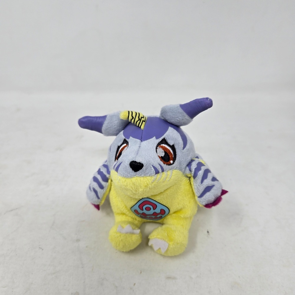 Zag Toys Digimon Gabumon Plush Mini 2017 Toei Animation Blue Yellow 4in